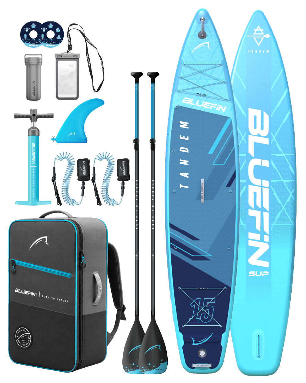 Planche à pagaie SUP gonflable Tandem 15'