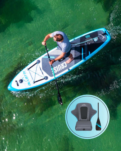 Cruise 10'8 Legacy Blue Opblaasbare paddleboard met kajakset (editie 2024)