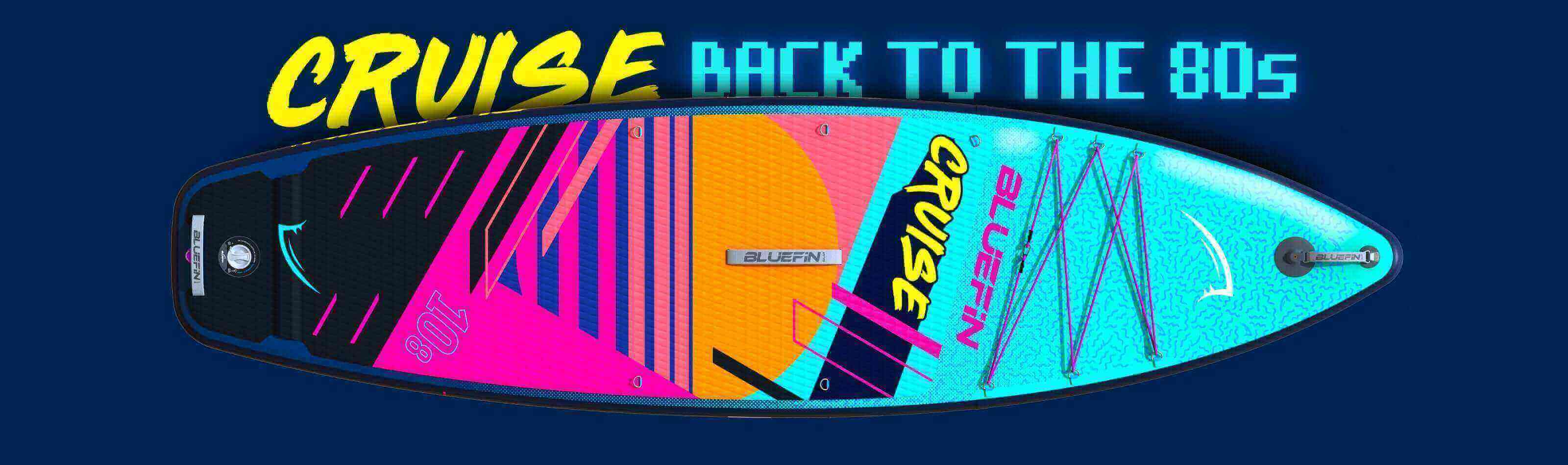 Cruise Retro 80s 10'8 Inflatable SUP Board – Bluefin SUP