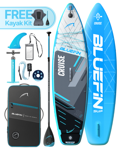 <tc>Cruise</tc> Planche à pagaie gonflable 10'8 SUP - Bleu