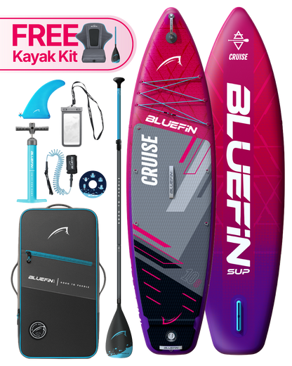 <tc>Cruise</tc> Planche à pagaie gonflable 10'8 SUP - Rouge
