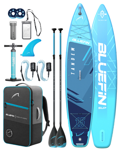 Tandem 15' Inflatable SUP Paddleboard